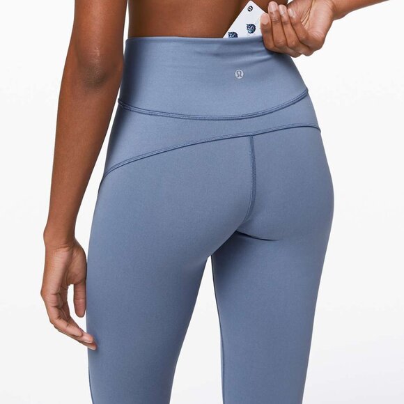 Lululemon In Movement 7/8 Tight *Everlux 25" Utility Blue - Picture 3 of 13